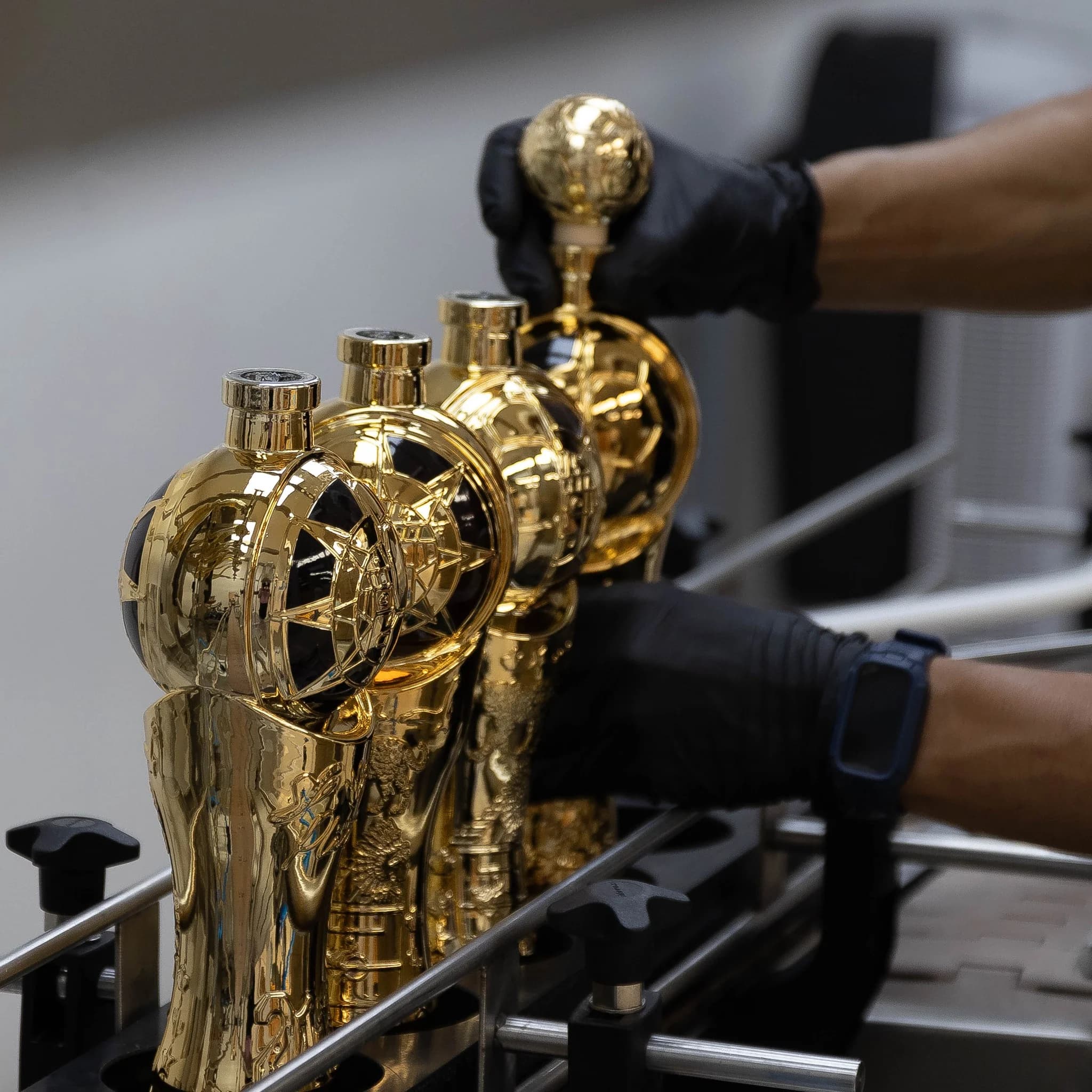 Every Bottle, Hand-Finished.